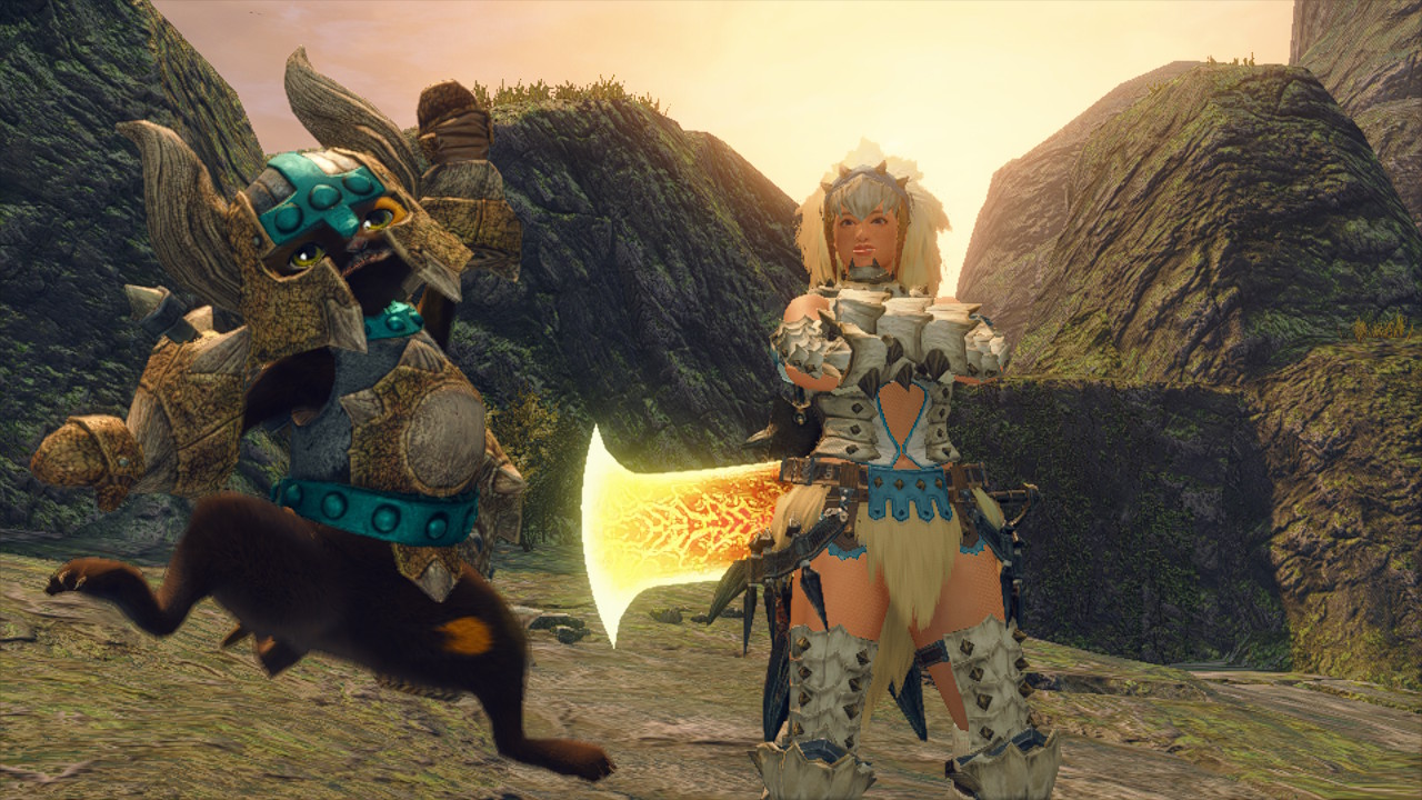 Bee and Frida after a successful hunt